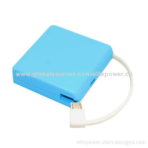 Power Bank for Android Phones, Mini Lock with 2,000mAh, Easy and Light to Carry